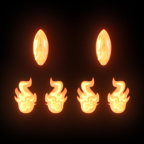 Sharkicks Pro用のインフェルノフィンとアイ