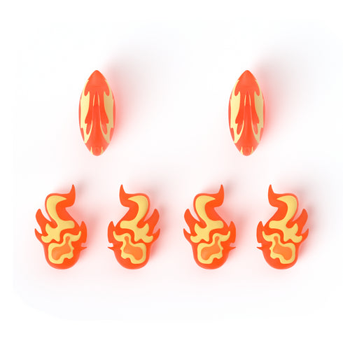 Sharkicks Pro用のインフェルノフィンとアイ