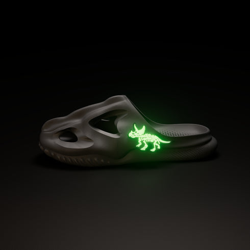 「T-Rex 化石サンダル」用のトリケラトプスアクセサリー