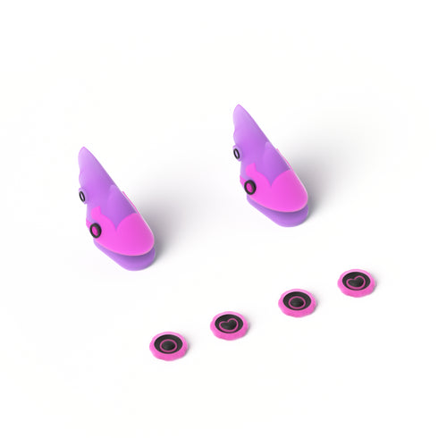 「Sharkicks Pro」用のサイバーパンクのヒレと目