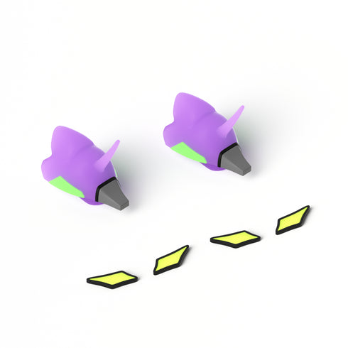 「Sharkicks Pro」用のメカのヒレと目