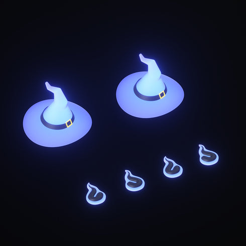 「Sharkicks Pro」用のウィッチハットフィンとアイ