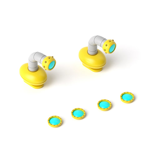 「Sharkicks Pro」用のサブマリンフィンとアイ