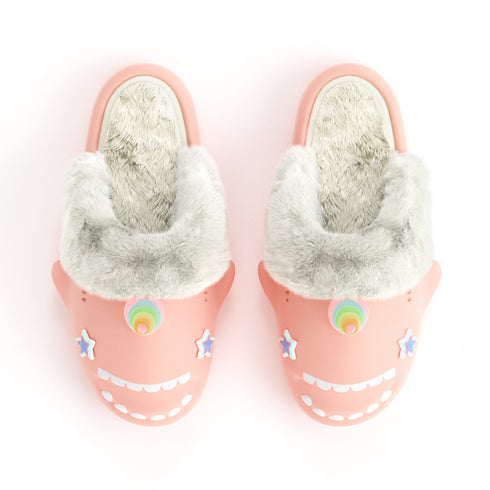 Sharkicks Pro - 冬、ユニコーン、青い星の目、開かかと