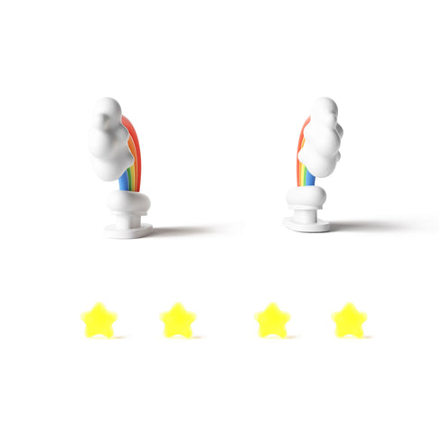 「Sharkicks Pro」用のレインボーフィンとスターアイズ