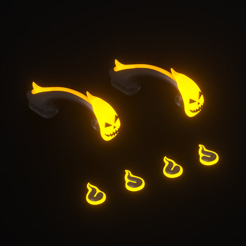 「Sharkicks Pro」用のパンプキン・ウィスプのフィンとアイ