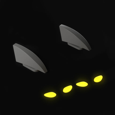 「Sharkicks Pro」用のノヴァウォリアーシャークフィンとアイズ