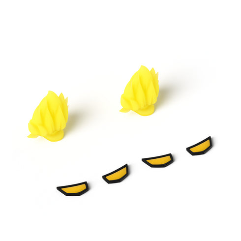 「Sharkicks Pro」用のウルトラフォームのヒレと目