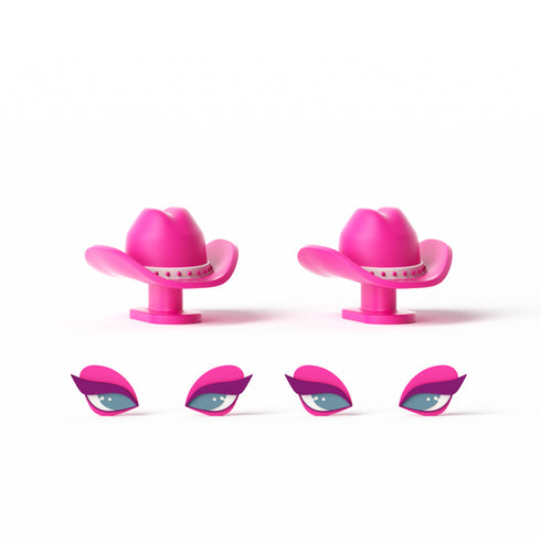 「Sharkicks Pro」用のドールフィンとアイセット