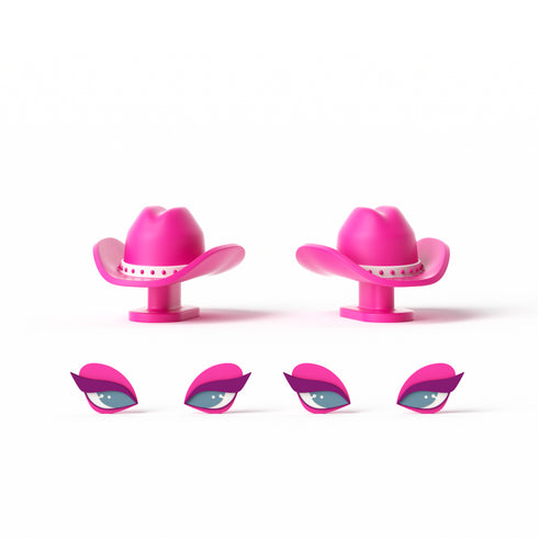 「Sharkicks Pro」用のドールフィンとアイセット