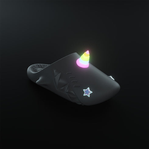 Sharkicks Pro Mule - ユニコーン、青い星の目