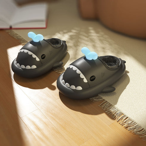 Sharkicks Basic - 冬、クジラが水を噴出する、開かかと