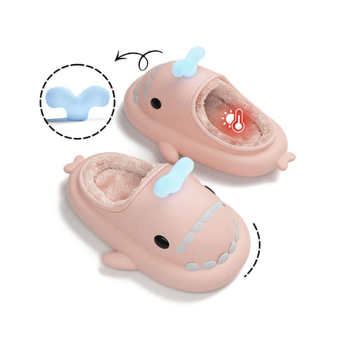 Sharkicks Basic - 冬、クジラが水を噴出する、開かかと